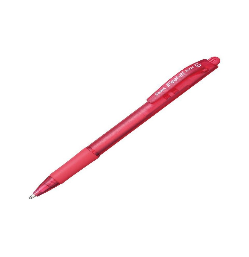 BOLIGRAFO FEEL-IT BX420 1.0MM ROJO PENTEL E.12 C.1152