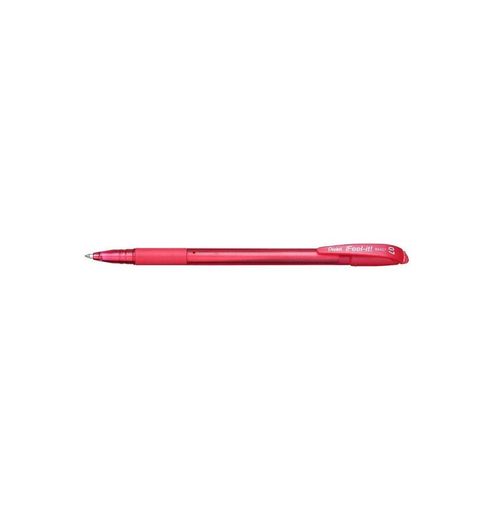 BOLIGRAFO FEEEL-IT BX427B 0.7MM ROJO PENTEL E.12 C.1152