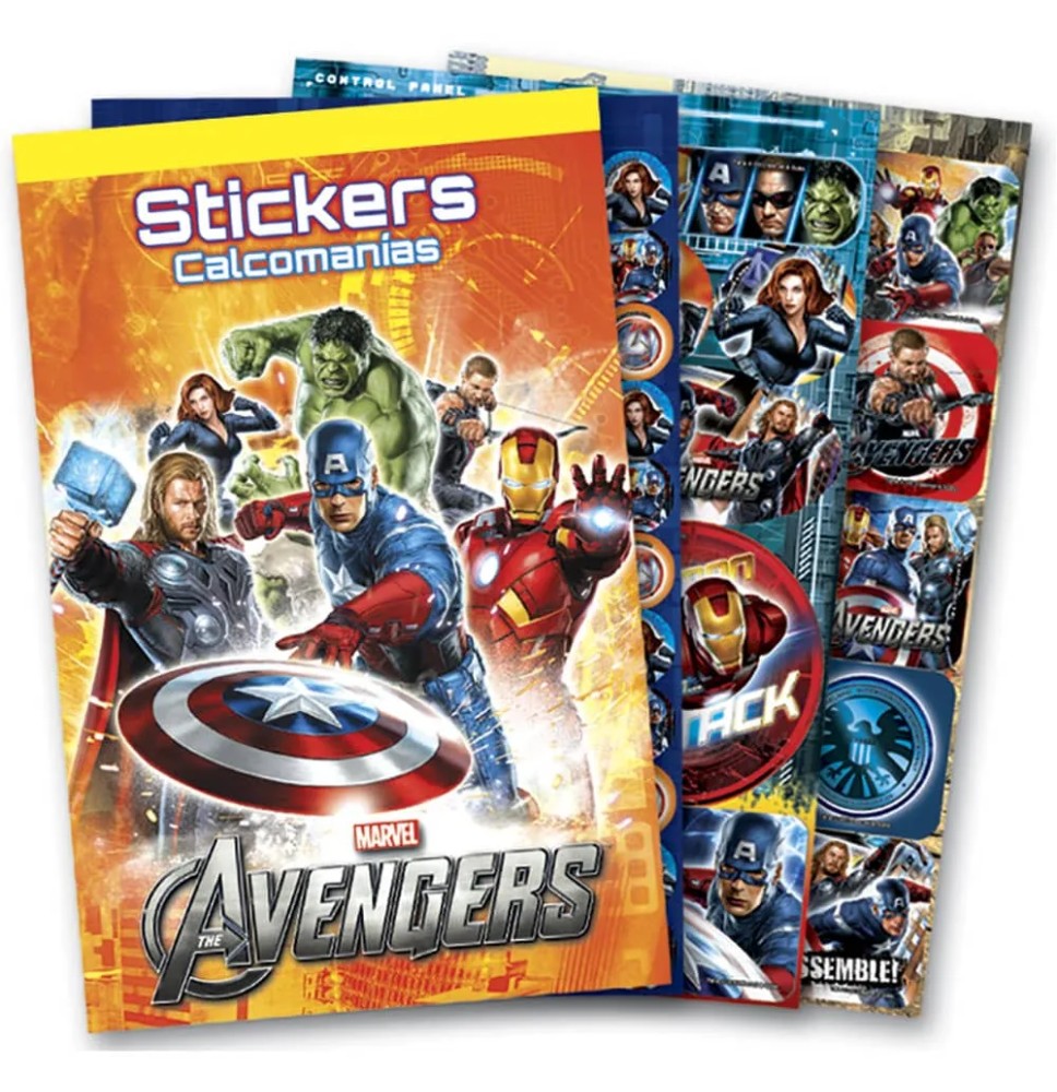BLOCK CALCOMANIA AVENGERS GRANMARK C6H. E.12