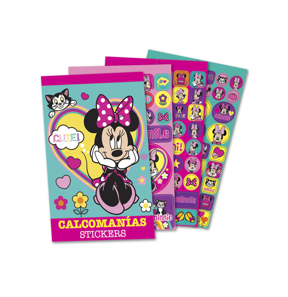 BLOCK CALCOMANIA MICKEY MINNIE GRANMARK C6H. E.12