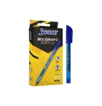 BOLIGRAFO SOFT JOCAR 1.00 MM AZUL MOD.BA12A E12 C1200