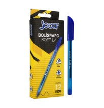 BOLIGRAFO SOFT JOCAR 1.00 MM AZUL MOD.BA12A E12 C1200