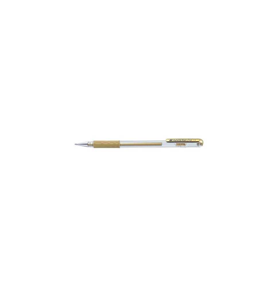 BOLIGRAFO GEL HYBRID GRIP K118X PENTEL 0.8MM ORO E12 576