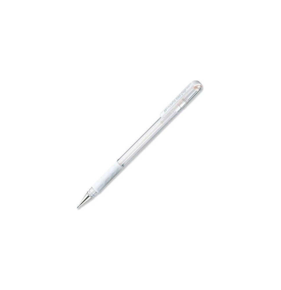 BOLIGRAFO GEL HYBRID GRIP K118LW PENTEL 0.8MM BCO.12576