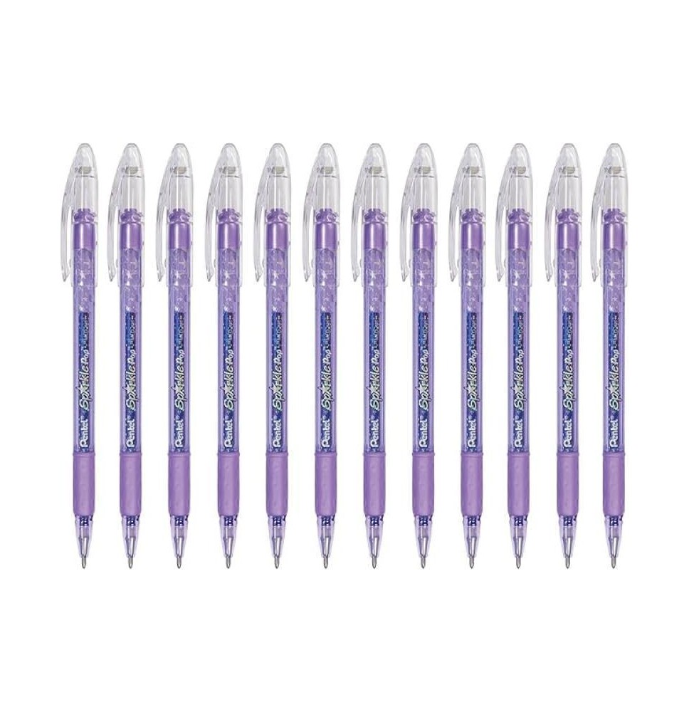 BOLIGRAFO MET. SPARKLE POP K91 0.7MM VIOLETA PENTEL 12576