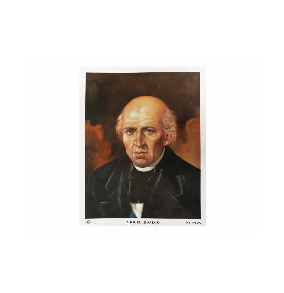 CROMO MIGUEL HIDALGO 5503 HOMBRES CELEBRES E10 C250