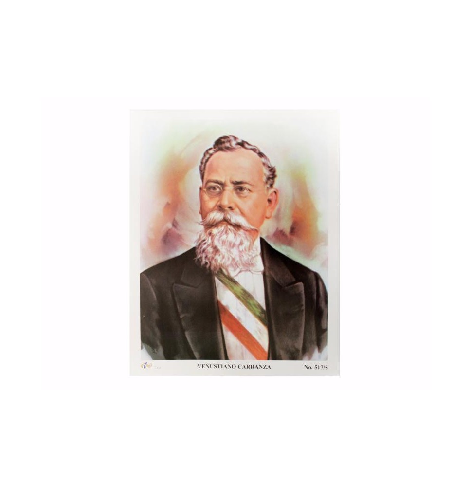 CROMO VENUSTIANO CARRANZA 5517HOMBRES CELEBRESE12250