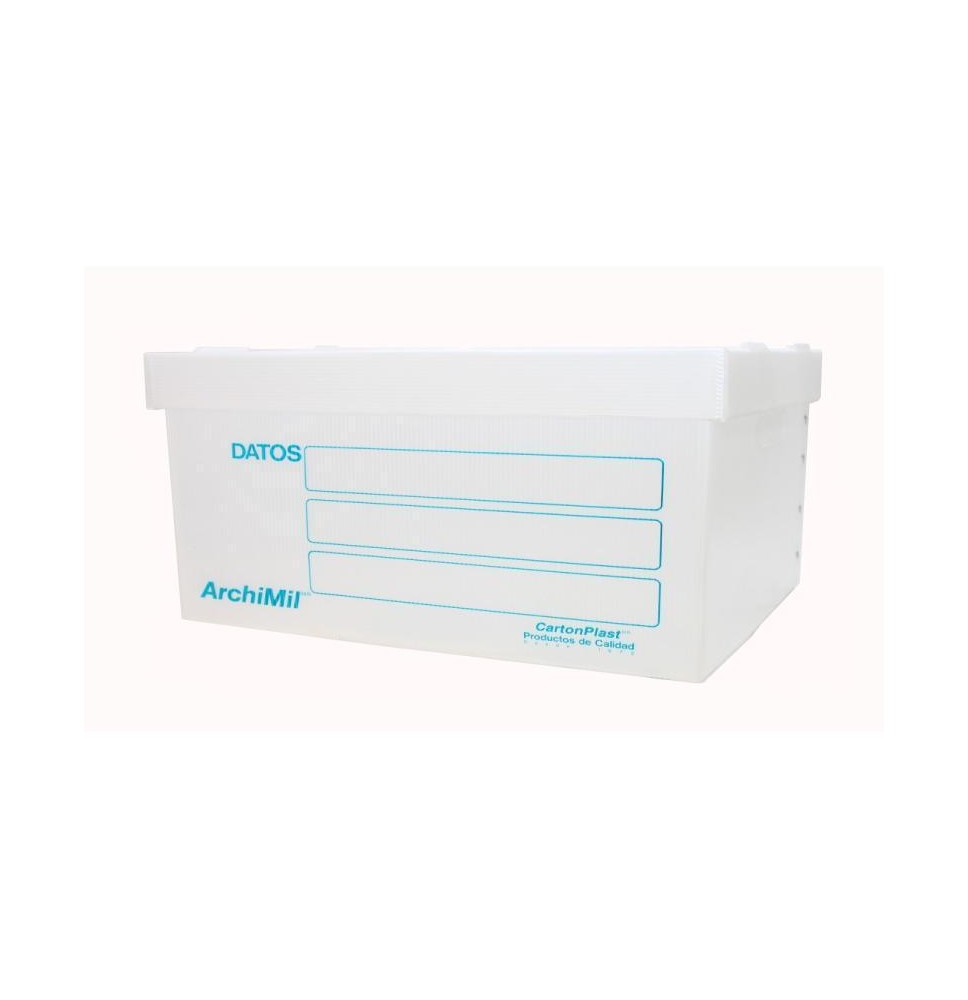 CAJA ARCHIVO PLAST. CTA. ARCHIMIL 38.5X31X25 CMS. E.25