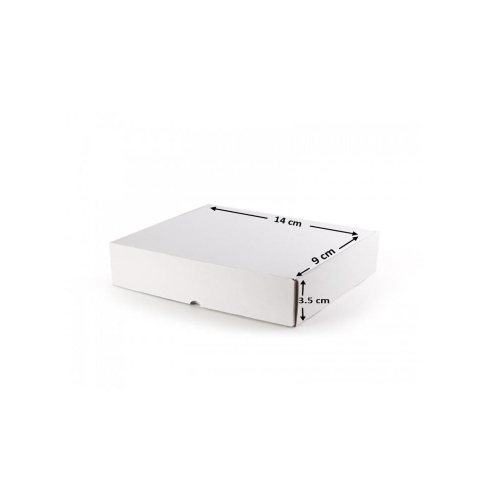 CAJA BLANCA PADI 0 14X9X3.5CM. JGO E10
