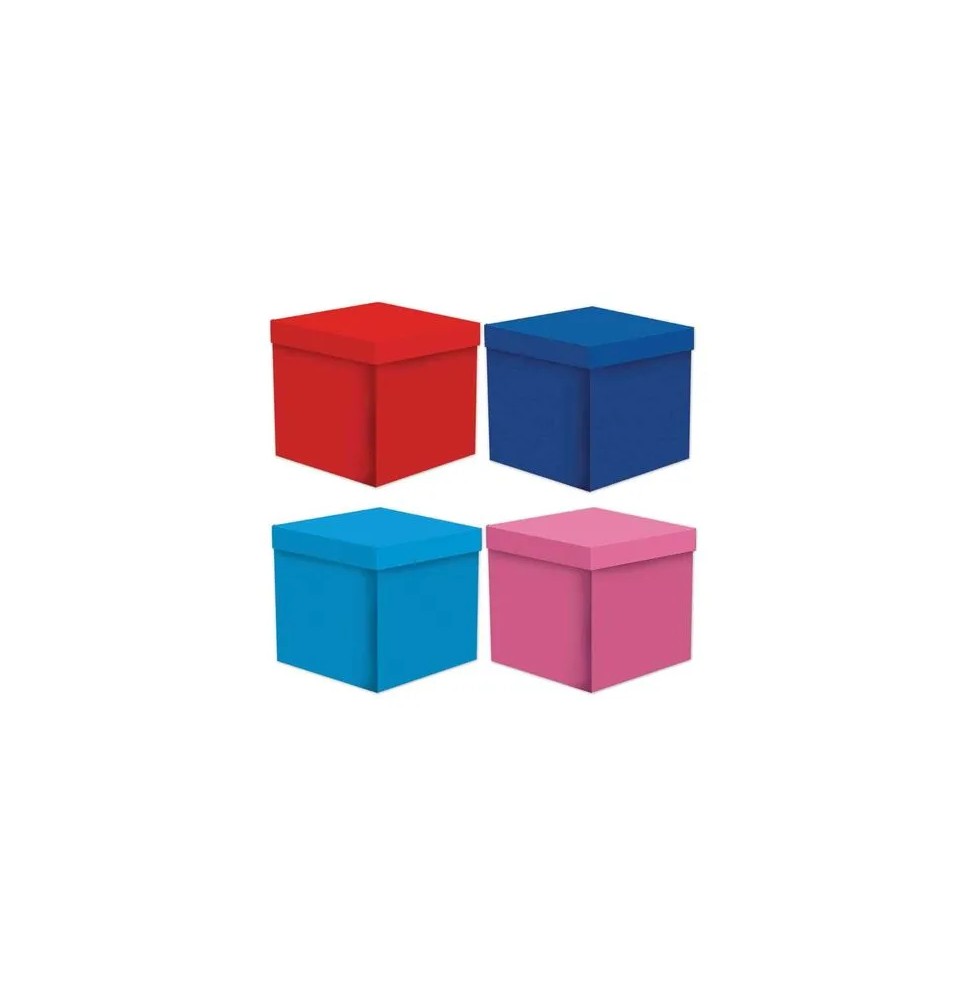 CAJA CUBO COL. LISOS GOSTECH 3 20X20X20CM. E10