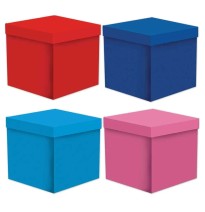 CAJA CUBO COL. LISOS GOSTECH 4 14X14X14CM E.10