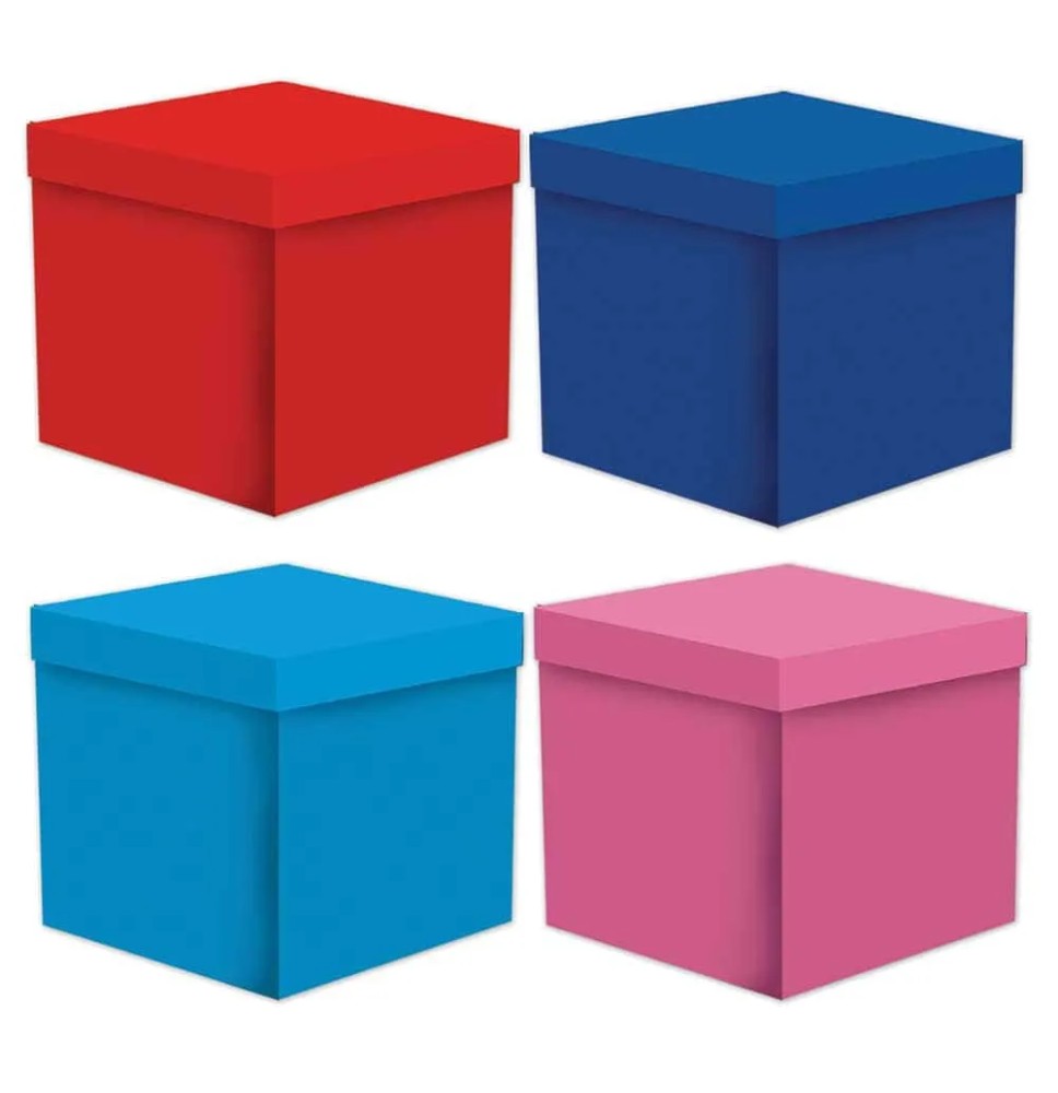 CAJA CUBO COL. LISOS GOSTECH 4 14X14X14CM E.10