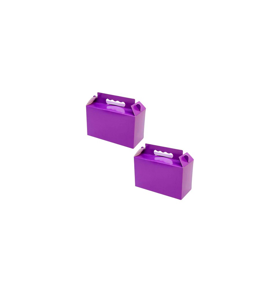 CAJA LONCHERA MORADA GOSTECH 19X11X8.5 CM E.10