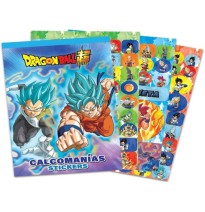 CALCOMANIA ESC. DRAGON BALL GRANMARK PAQ. C10H. E.100