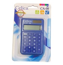 CALCULADORA BOLSILLO BASIC CELICA AZUL 8 DIG.CA08 E.25 C.200