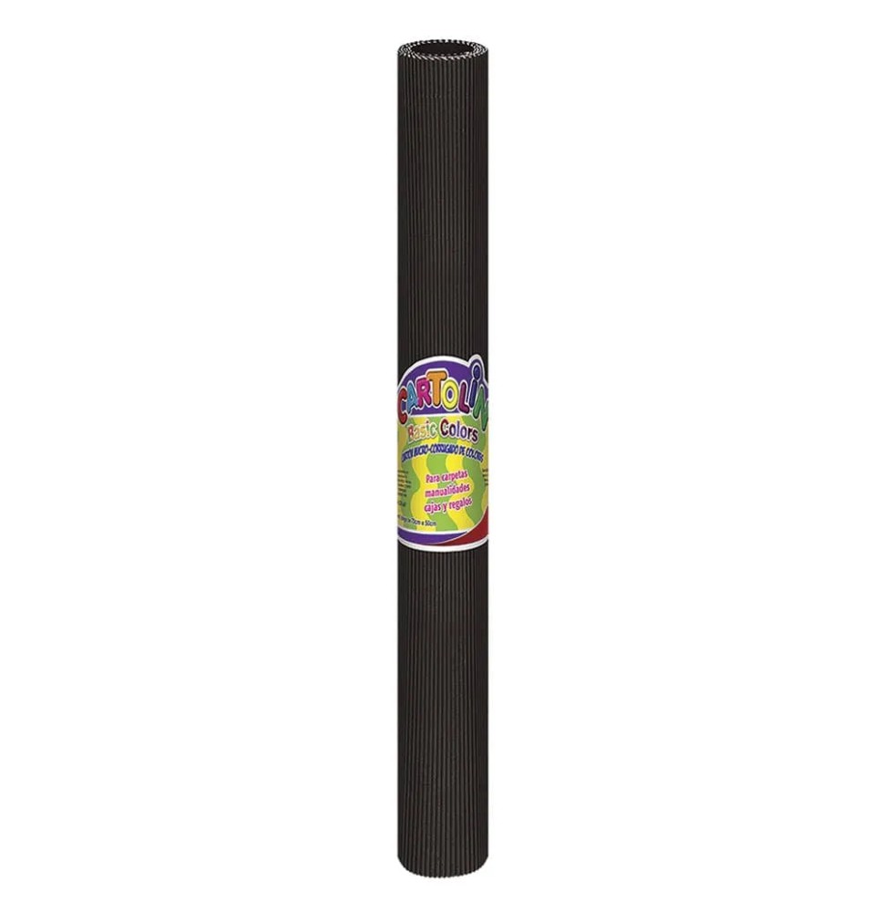 CARTON CORRUGADO MET. 77X54CM. NEGRO 280GR.1050200