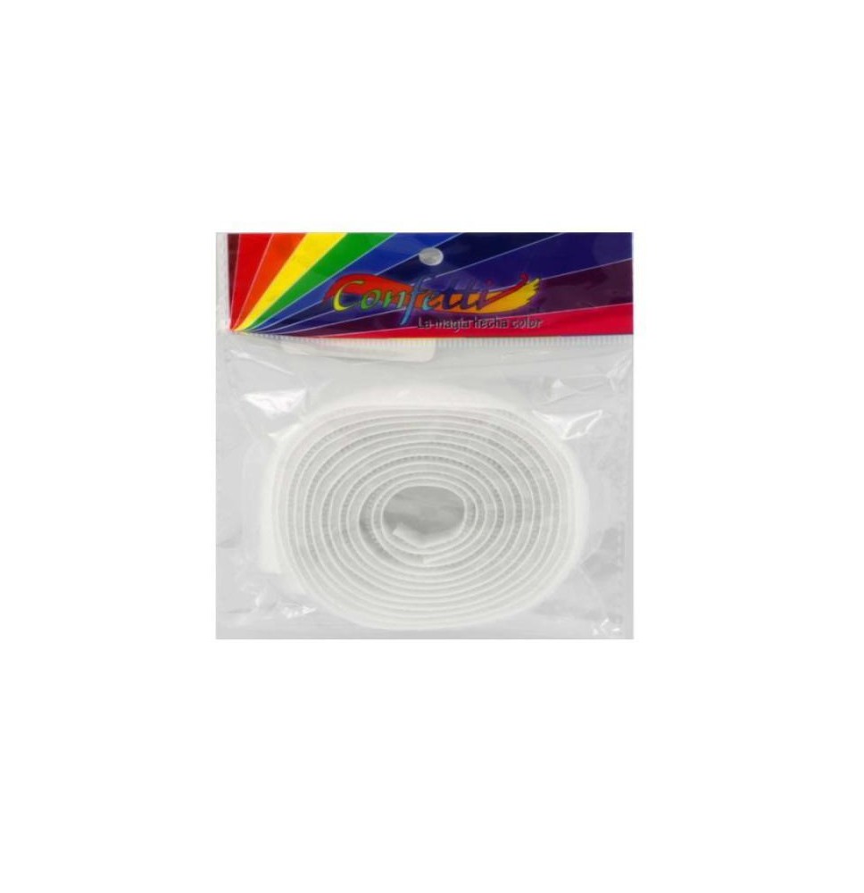 CINTA DE CONTACTO 20MMX10 MTS. BCO. ROLLO CONFETTI C.60