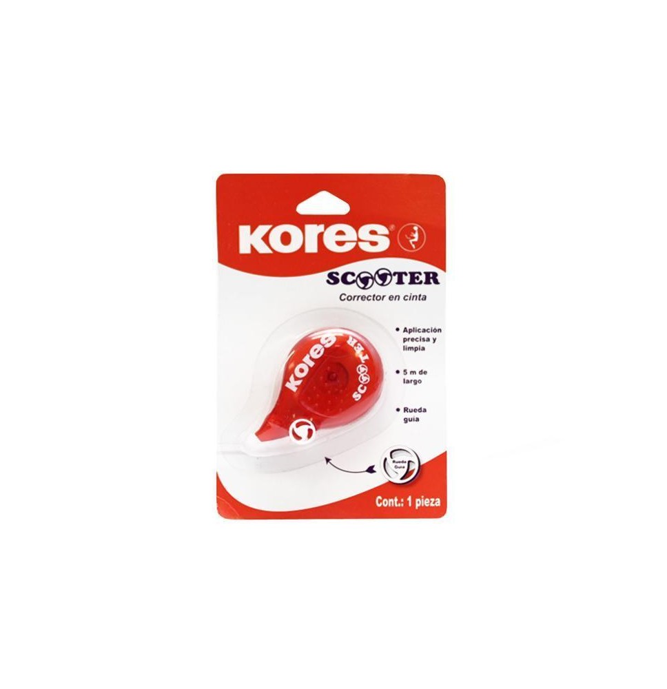 CORRECTOR CINTA 4.2MMX8M. KORES SCOOTER BL.C1 E12C144