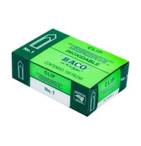 CLIPS CUADRADITO 1 BACO CAJA C100 E.10 C.100