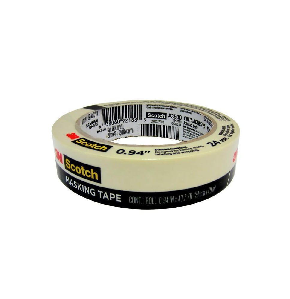 CINTA MASKING TAPE 24X40M. 22103500 SCOTCH C.36