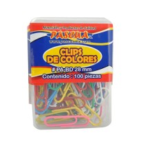 CLIPS 28MM. CJA. COL. SURT. C100 PZ. PASCUA E.10 C.240