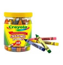 CRAYONES EST.C28 CRAYOLA JUMBO 520328 BOTE E.6 C.24