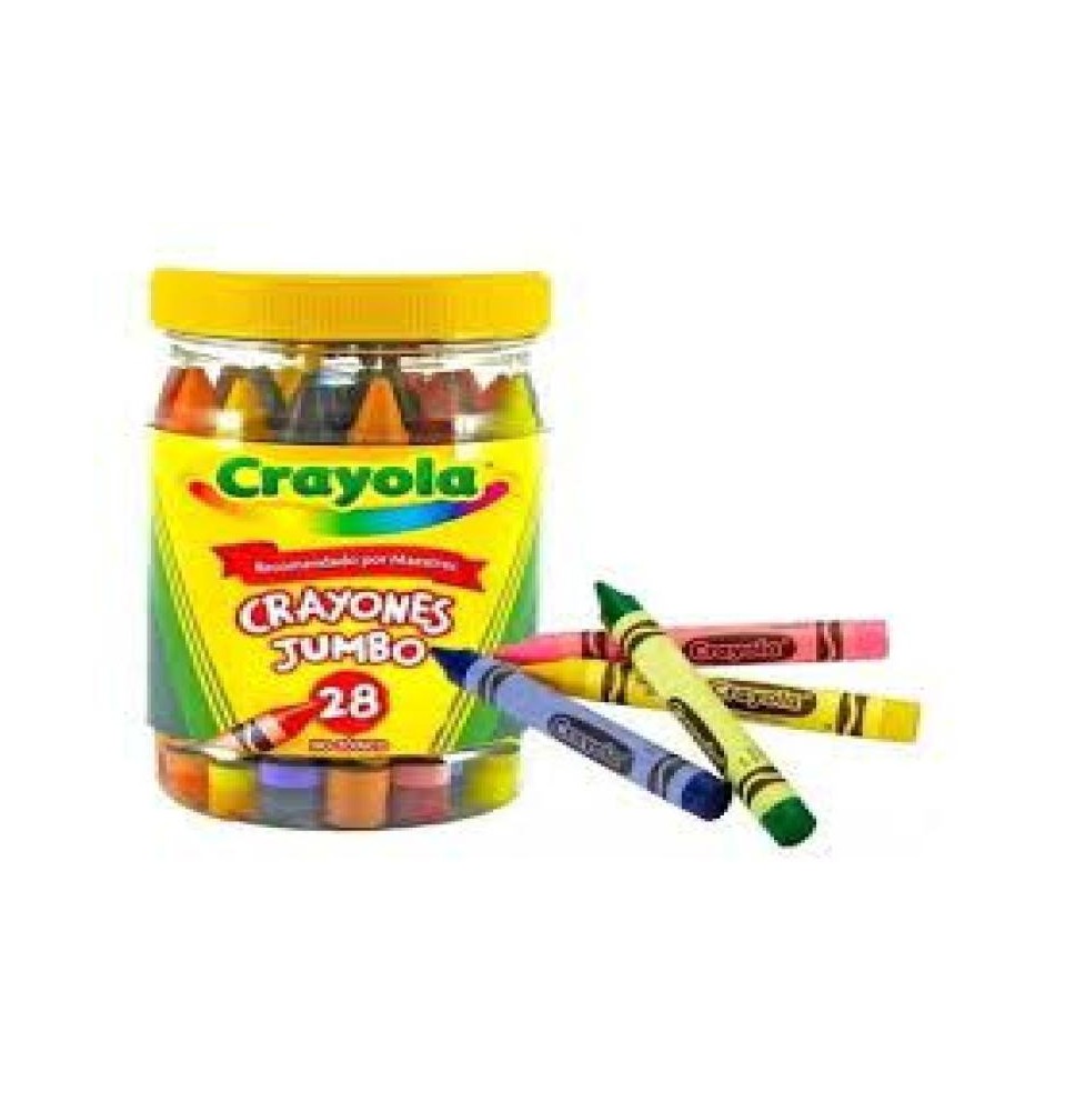 CRAYONES EST.C28 CRAYOLA JUMBO 520328 BOTE E.6 C.24