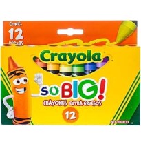 CRAYONES EST.C12 CRAYOLA EXTRA JUMBO 521912 E.6 C.48
