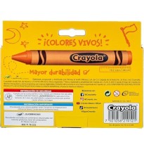 CRAYONES EST.C12 CRAYOLA EXTRA JUMBO 521912 E.6 C.48