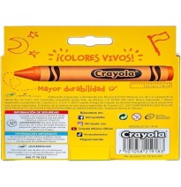 CRAYONES EST.C18 CRAYOLA EXTRA JUMBO 521918 E. 6 C. 24