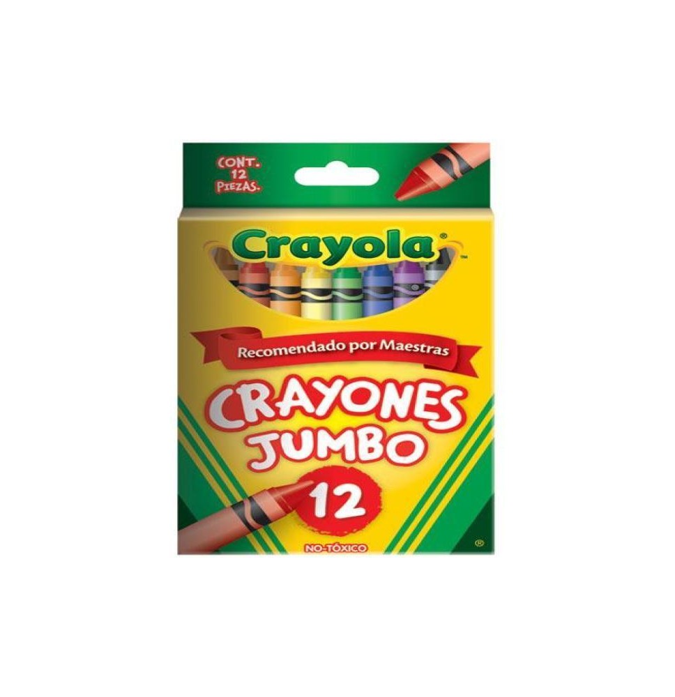 CRAYONES EST.C12 CRAYOLA JUMBO 520312 E.6 C.144