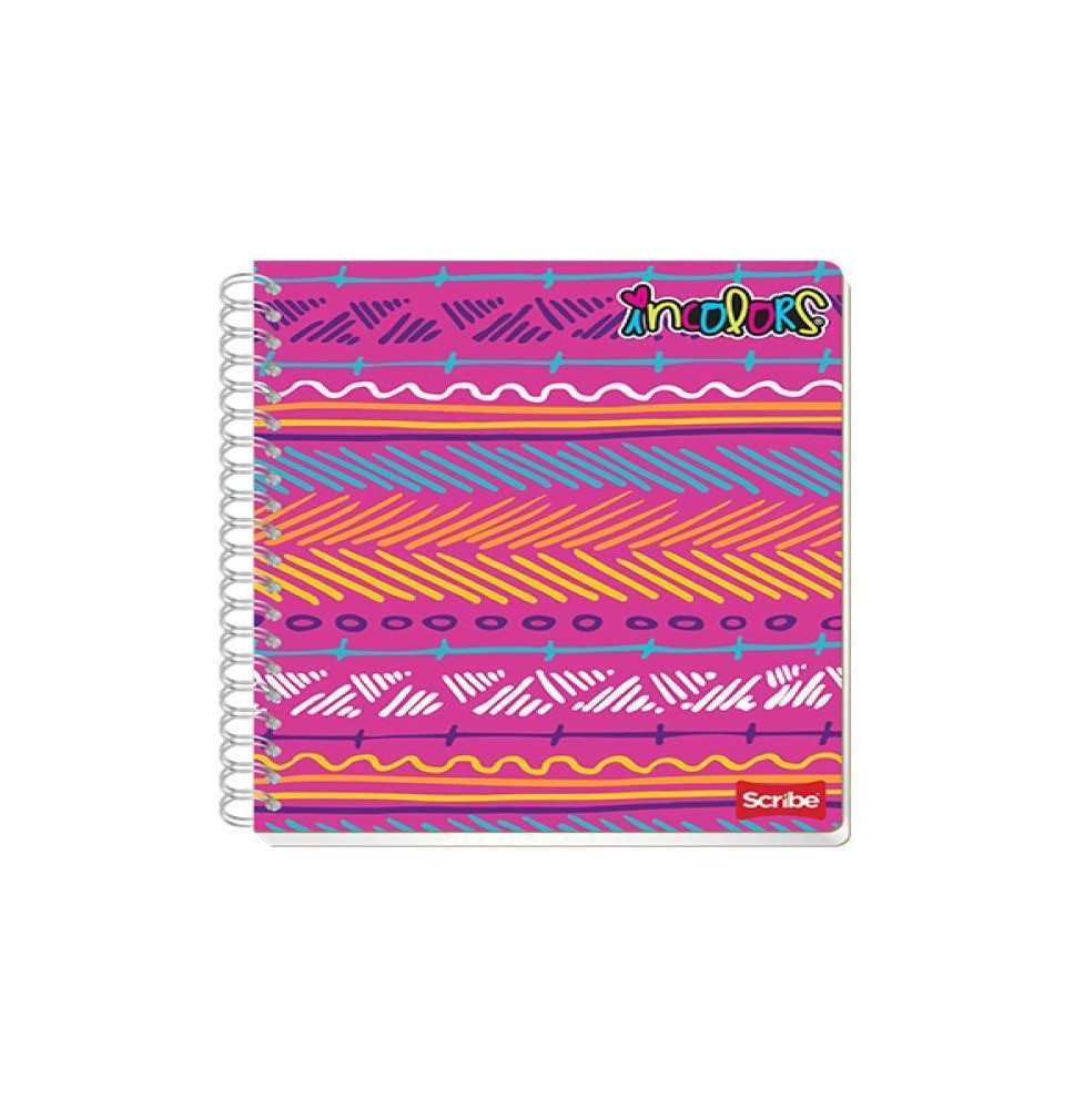 CUADERNO BOOK INCOLORS SCRIBE 2160 RAYA ESP. 100H. C.12