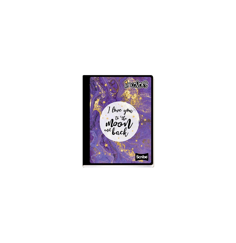 CUADERNO FRANC. INCOLORS SCRIBE 4690 RAYA GRAPA 32H BL.C3