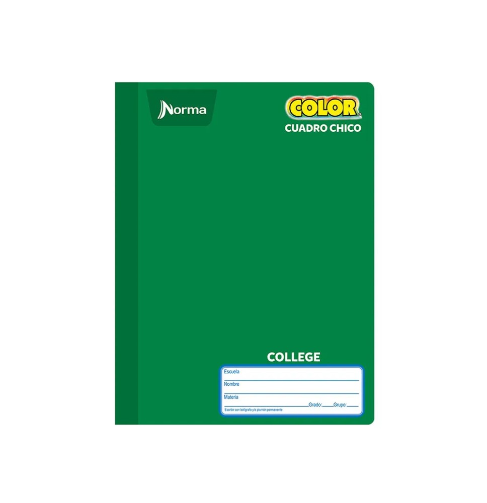 CUADERNO COLEG. COLOR NORMA 581289 C5MM COS.100H. C30