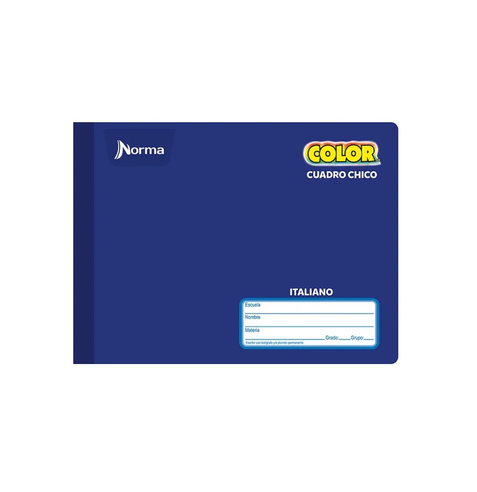 CUADERNO ITAL. COLOR NORMA 581296 C5MM. COS. 100H. C50