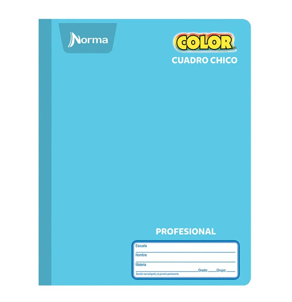 CUADERNO PROF. COLOR NORMA 581282 C5MM COS. 100H. C30