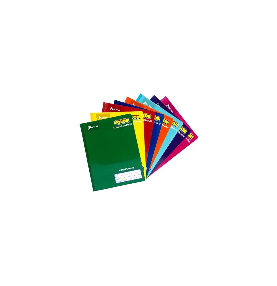 CUADERNO PROF. COLOR NORMA 581281 C7MM COS. 100H. C30