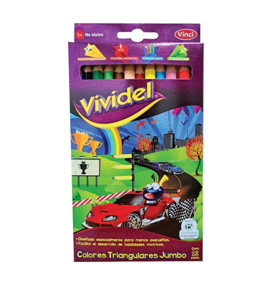 COLORES EST.C12 L. VIVIDEL JUMBO TRIANG. C.48