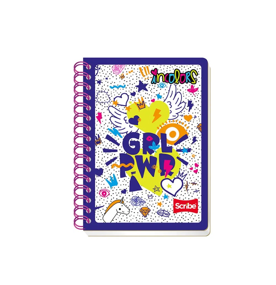 CUADERNO FRANC. INCOLORS SCRIBE 8770RAYA ESP. 100H. C.36