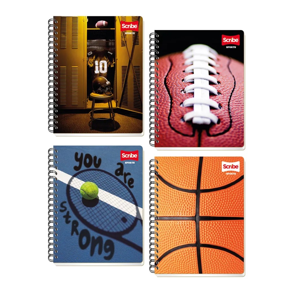 CUADERNO PROF. SPORTS SCRIBE 3313 C7MM. ESP.100H. C.24