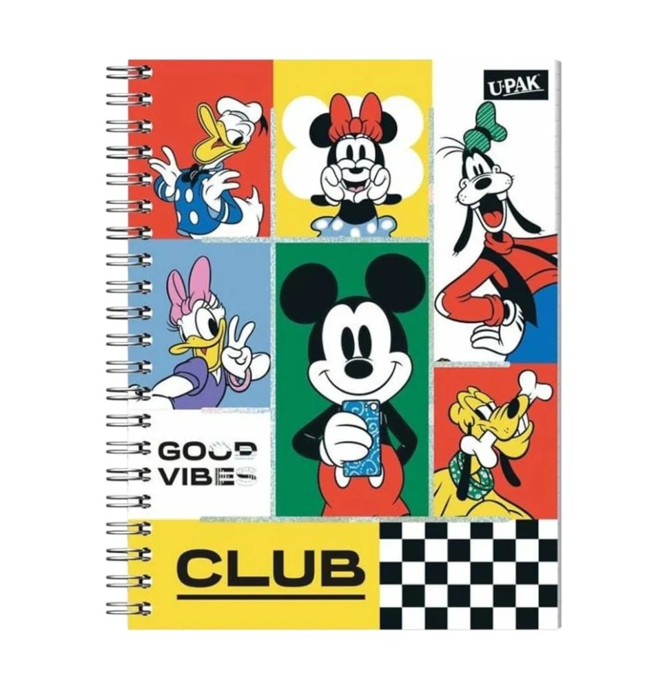 CUADERNO PROF. MICKEY Y AMIGOS DIPAK RAYA ESP. 100H SAM C.18