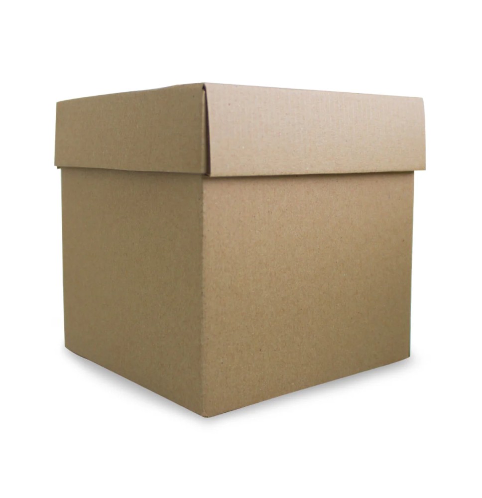 CAJA CUBO KRAFT NAT. 16X16X16 CM E1