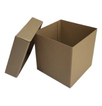 CAJA CUBO KRAFT NAT. 24X24X26CM. E.1
