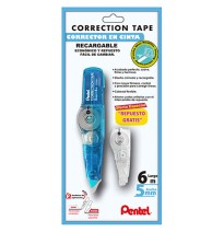 CORRECTOR CINTA 6.0MMX5MM PENTEL ZTP205BPM BL. C1 REP 12