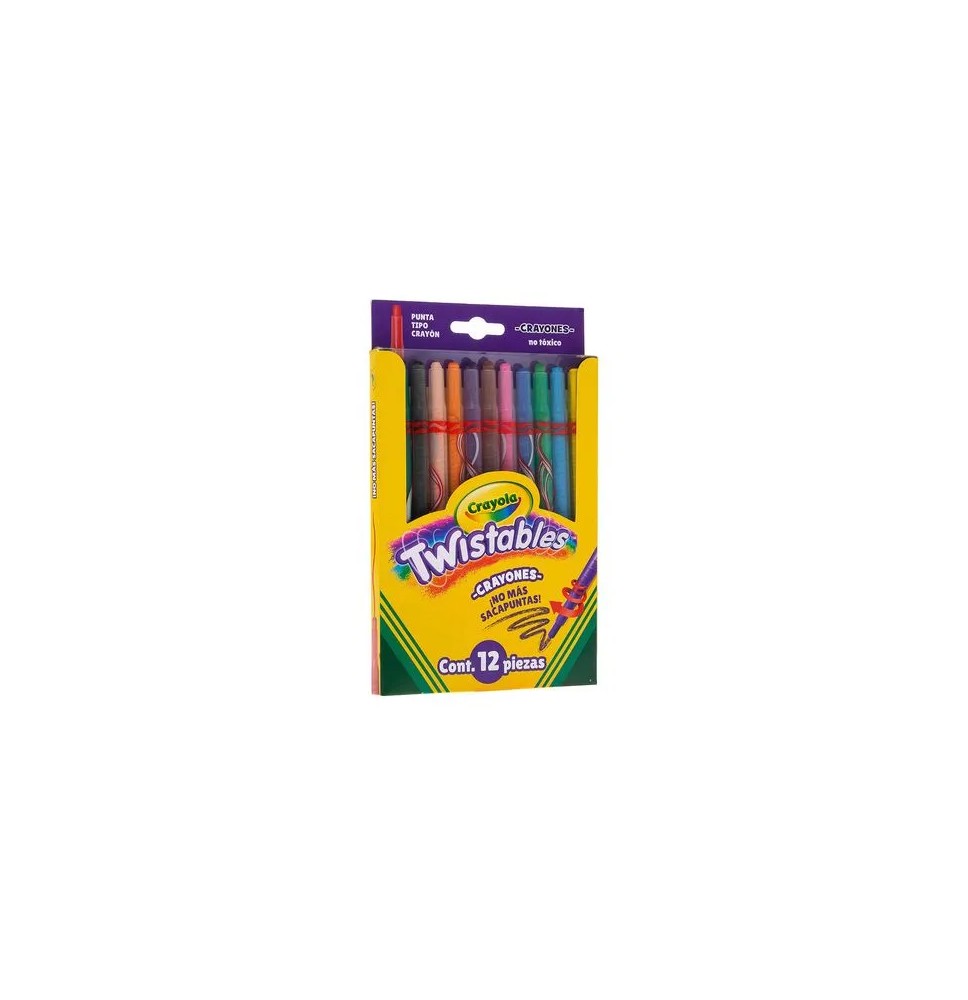 CRAYONES EST.C12 TWISTABLES CRAYOLA 520784 E.6 C.24