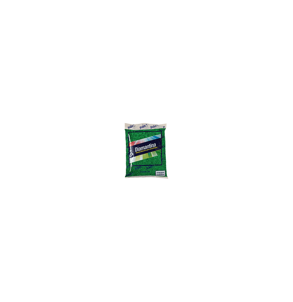 DIAMANTINA GRUESA BOL. 1KG 05 VERDE BANDERA