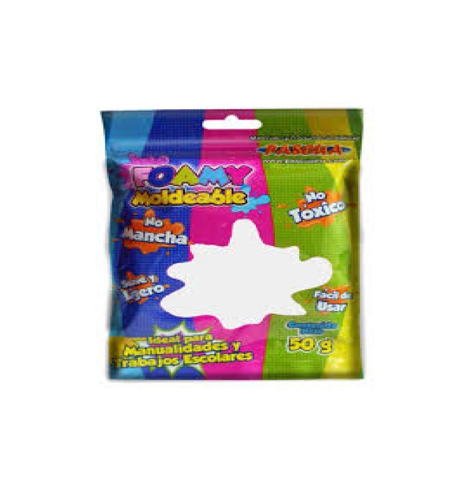 FOAMY MOLDEABLE 50G. BLANCO E.10 C.200