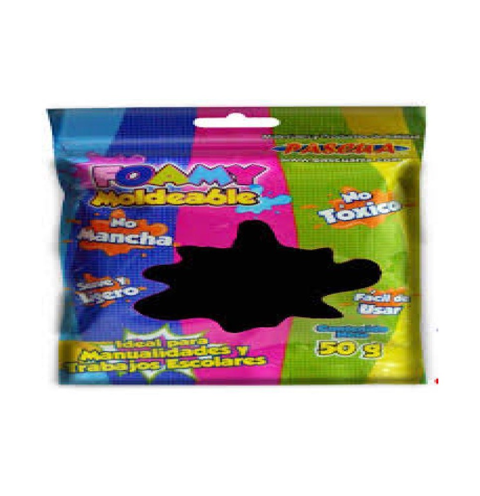 FOAMY MOLDEABLE 50G. NEGRO E.10 C.200