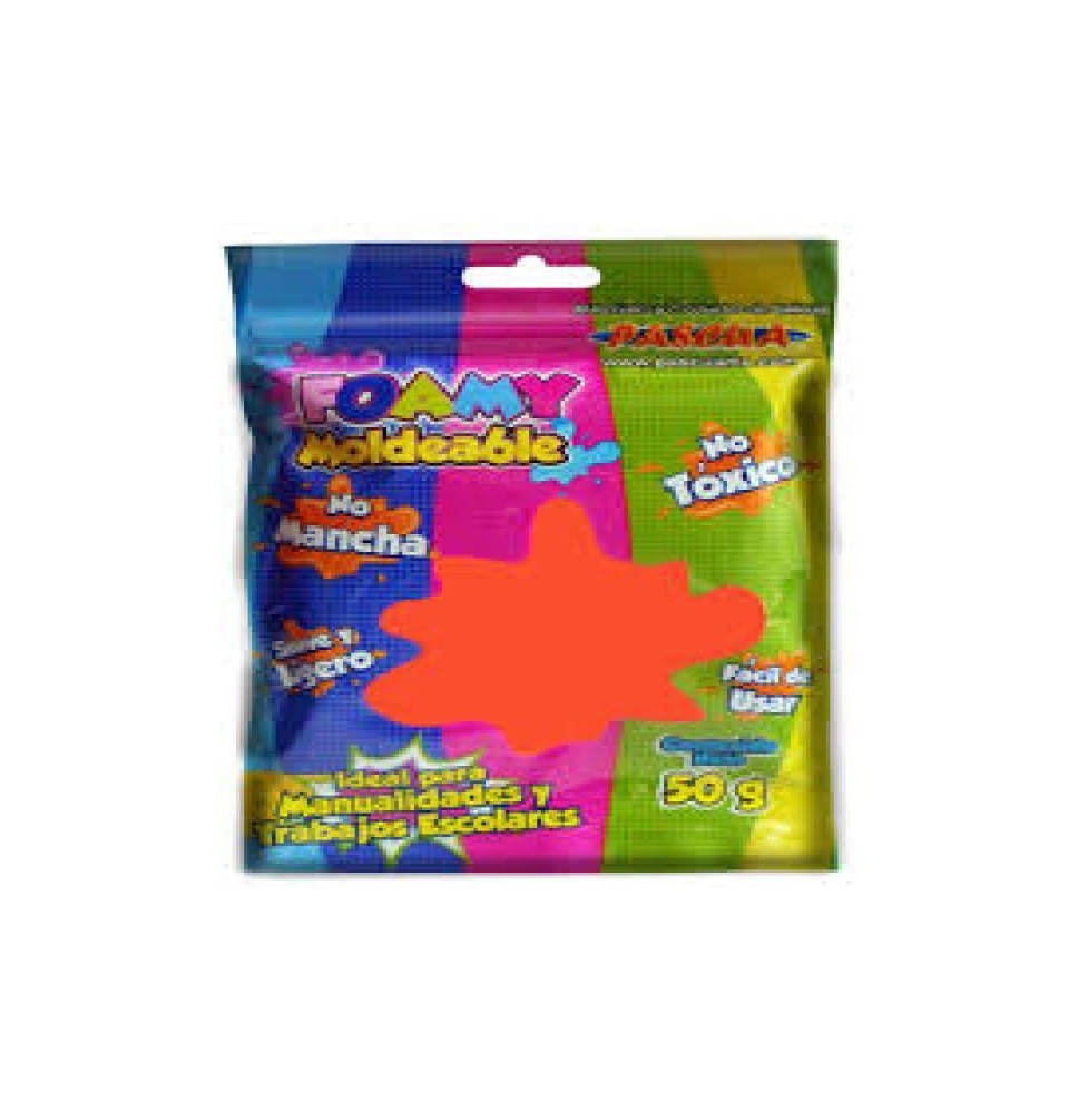 FOAMY MOLDEABLE 50G. NARANJA E.10 C.200