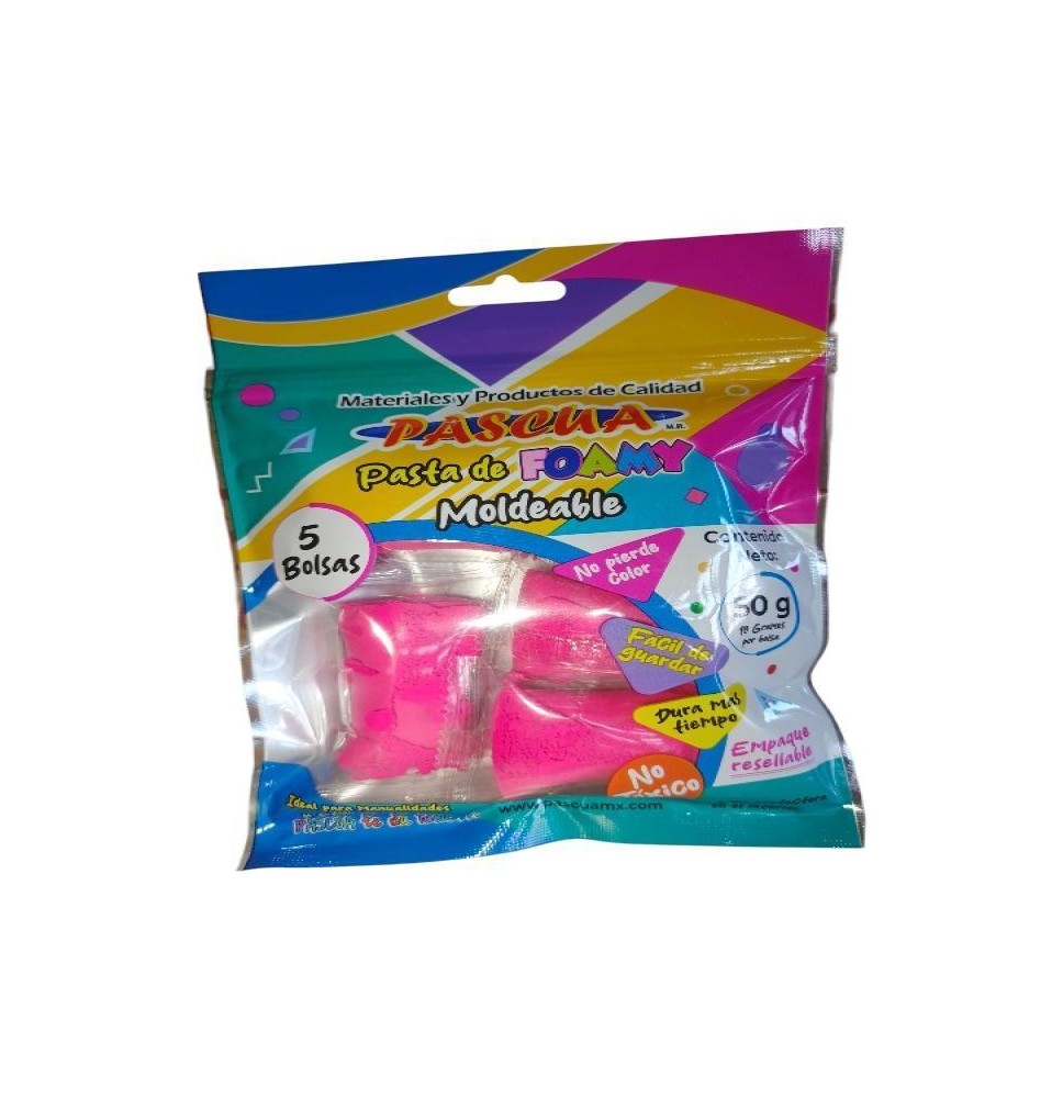 FOAMY MOLDEABLE 50G. ROSA MEX. E.10 C.200